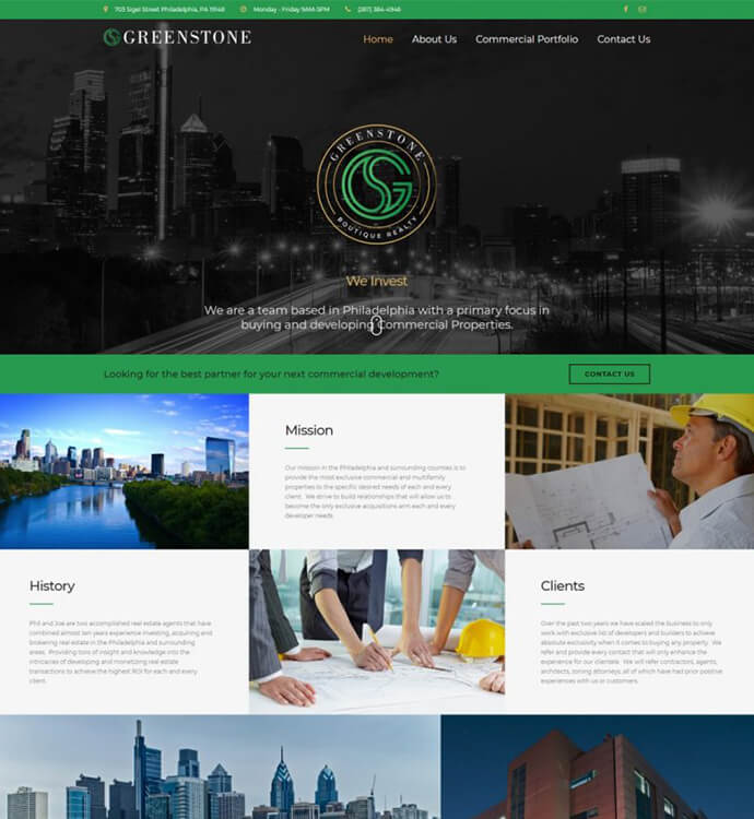 Web design at CBI Real Estate Marketing Company